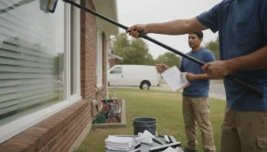 Clearwater window cleaning service with pro team, clear scope, and clean tools by Clearwater Power Washing